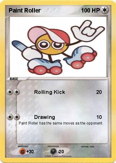 Pokemon Paint Roller