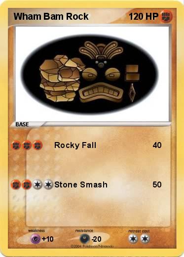 Pokemon Wham Bam Rock