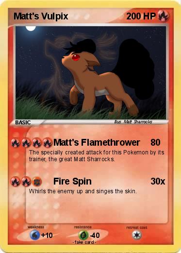 Pokemon Matt's Vulpix
