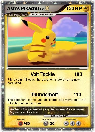 Pokemon Ash's Pikachu