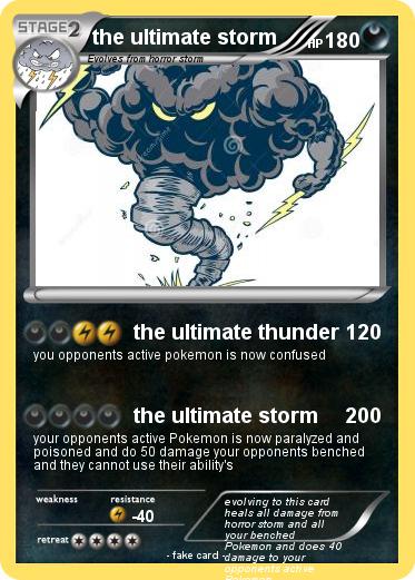 Pokemon the ultimate storm