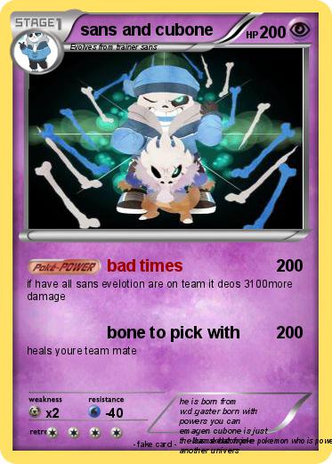 Pokemon sans and cubone