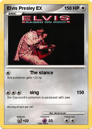 Pokemon Elvis Presley EX