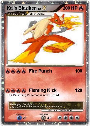 Pokemon Kai's Blaziken