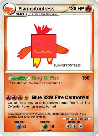 Pokemon Flameptontress