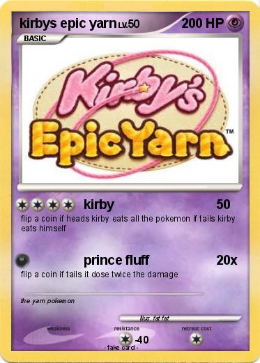Pokemon kirbys epic yarn