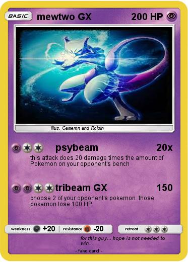 Pokemon mewtwo GX