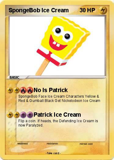 Pokemon SpongeBob Ice Cream