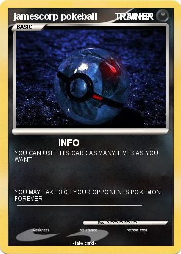 Pokemon jamescorp pokeball       TRAINER