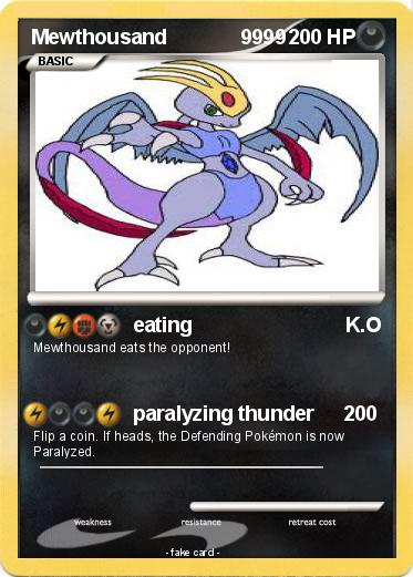 Pokemon Mewthousand             9999