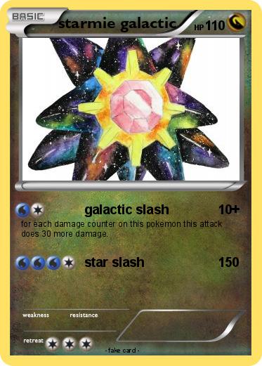 Pokemon starmie galactic