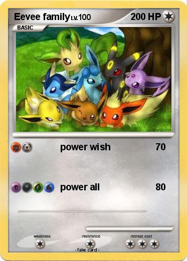 Pokemon Eevee family