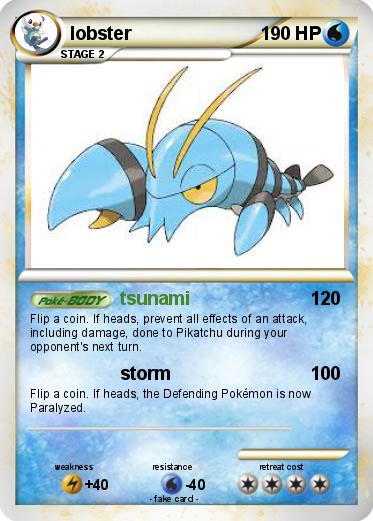 Pokemon lobster