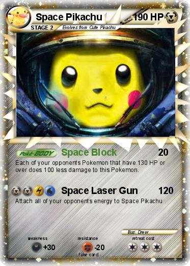 Pokemon Space Pikachu