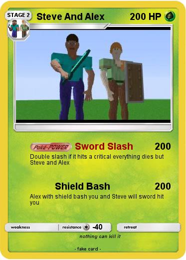 Pokemon Steve And Alex