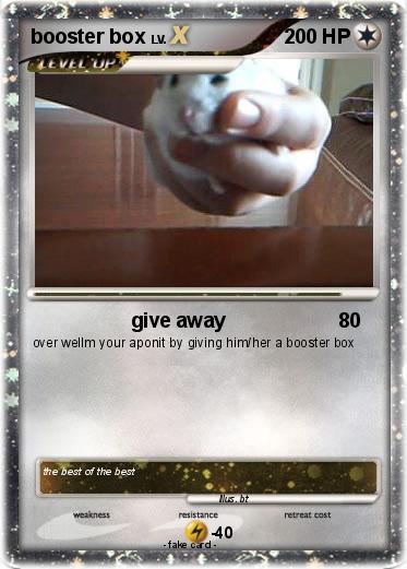 Pokemon booster box