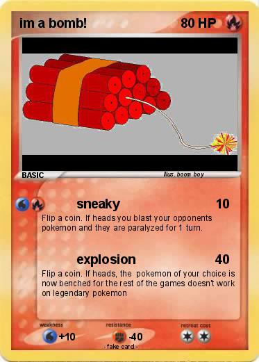 Pokemon im a bomb!