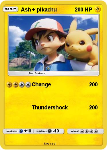Pokemon Ash + pikachu