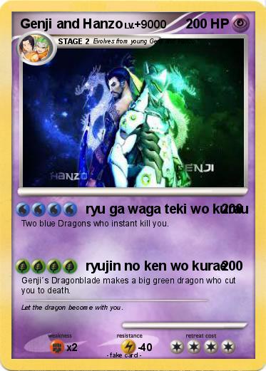 Pokemon Genji and Hanzo