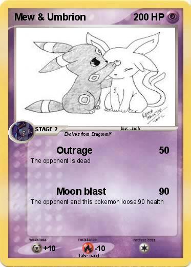 Pokemon Mew & Umbrion