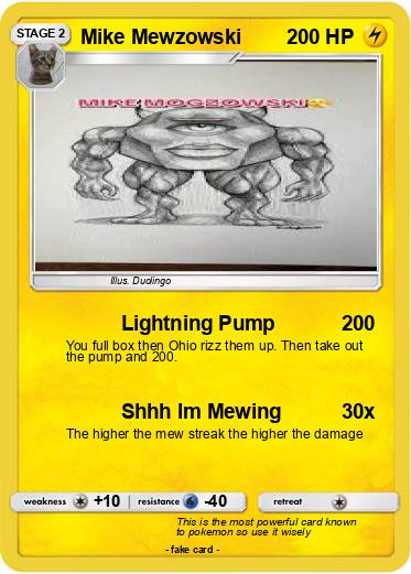 Pokemon Mike Mewzowski