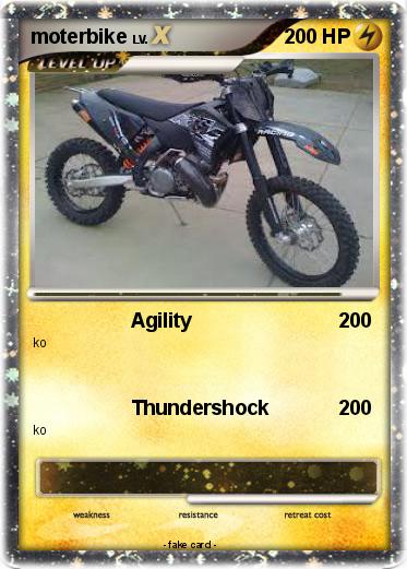 Pokemon moterbike