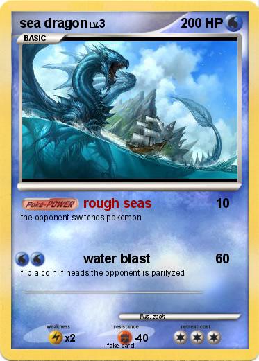Pokemon sea dragon