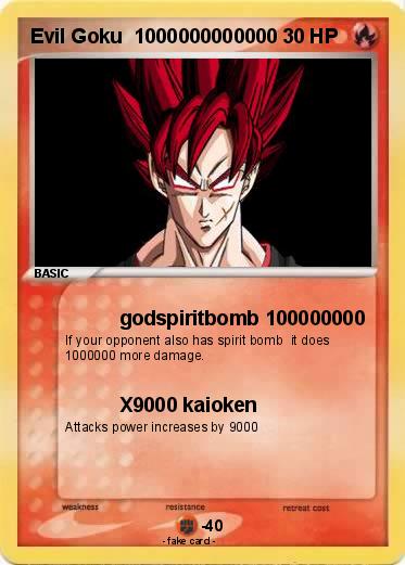 Pokemon Evil Goku  1000000000000