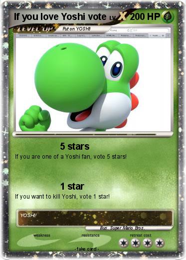 Pokemon If you love Yoshi vote