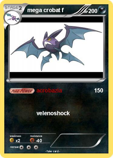 Pokemon mega crobat f