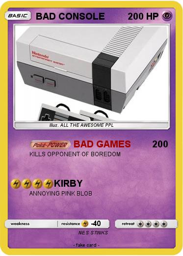 Pokemon BAD CONSOLE