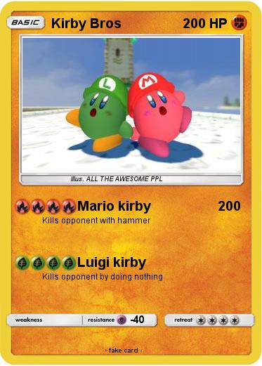 Pokemon Kirby Bros