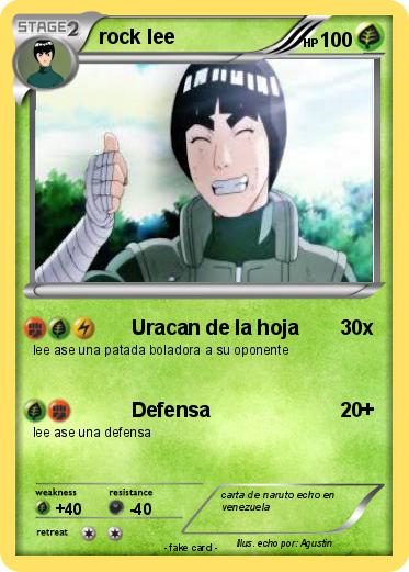 Pokemon rock lee