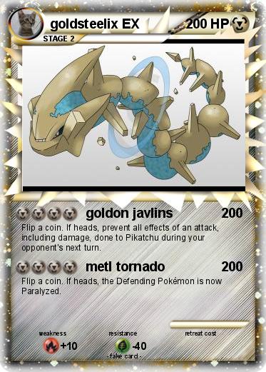 Pokemon goldsteelix EX
