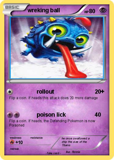 Pokemon wreking ball