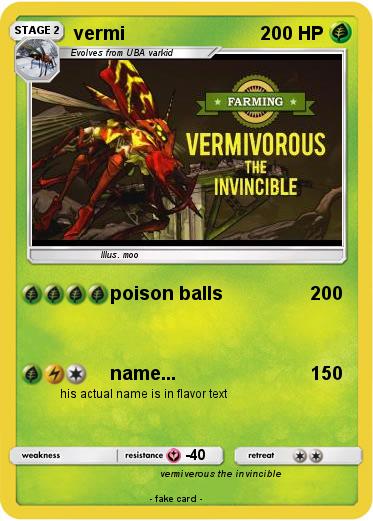 Pokemon vermi