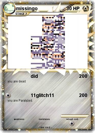 Pokemon missingo