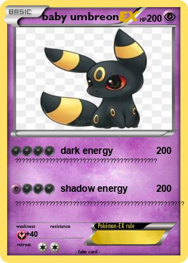 Pokemon baby umbreon