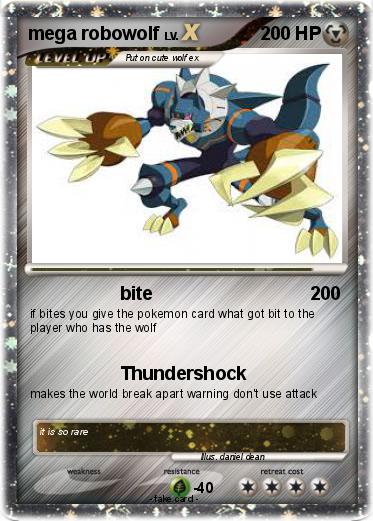 Pokemon mega robowolf