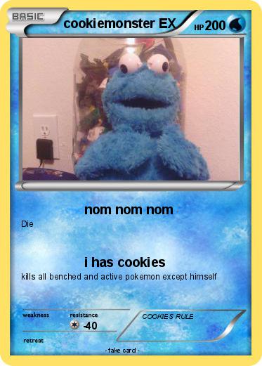 Pokemon cookiemonster EX