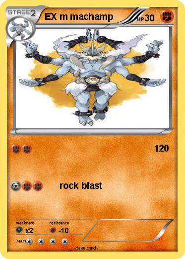 Pokemon EX m machamp