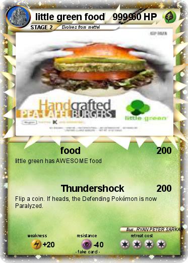 Pokemon little green food   9999