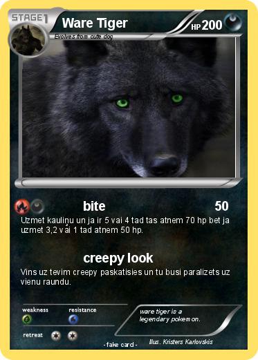 Pokemon Ware Tiger