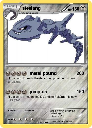 Pokemon steelang