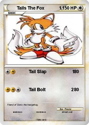 Pokemon Tails The Fox            1,