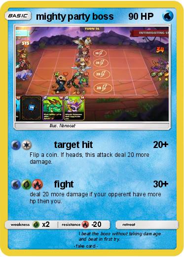 Pokemon mighty party boss