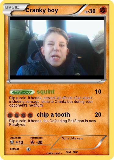 Pokemon Cranky boy