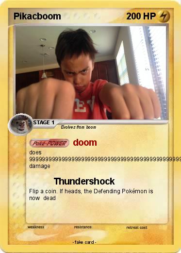 Pokemon Pikacboom