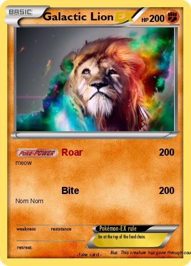 Pokemon Galactic Lion