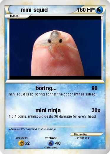 Pokemon mini squid